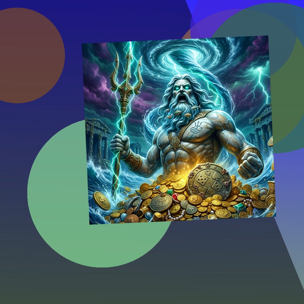 Ilustrasi APK Wolf Gold dengan ikon hadiah dan absen harian